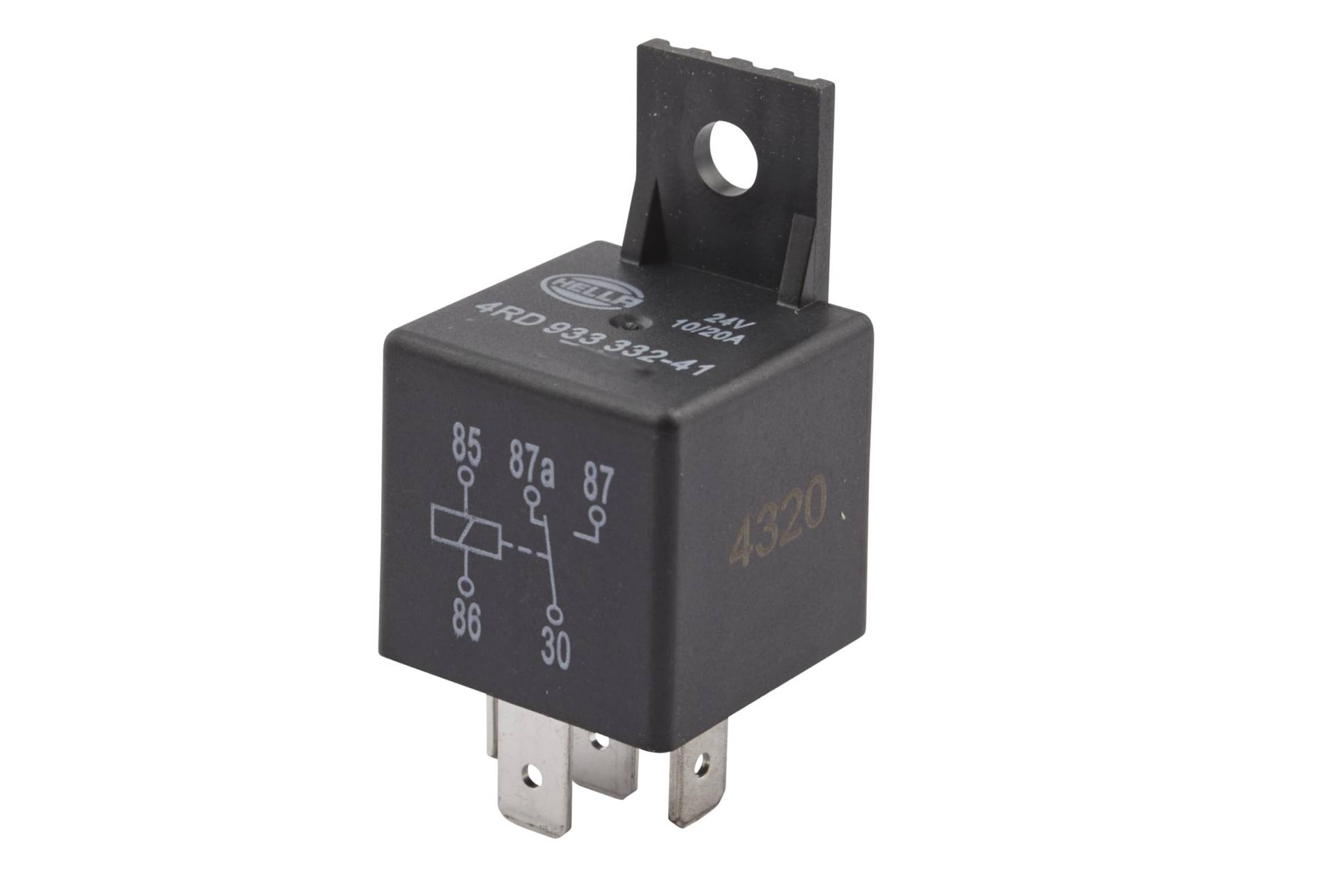 HELLA Relais, Arbeitsstrom - 24V - 5-polig - mit Halter - 4RD 933 332-411 HELLA Relais, Arbeitsstrom - 24V - 5-polig - mit Halter - 4RD 933 332-411 von Hella