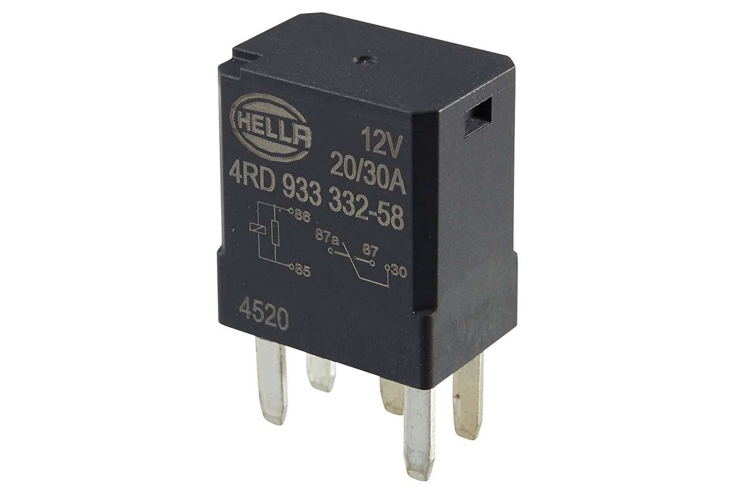 HELLA Relais, Arbeitsstrom - 12V - 5-polig - Wechsler - Farbe: schwarz - 4RD 933 332-581 HELLA Relais, Arbeitsstrom - 12V - 5-polig - Wechsler - Farbe: schwarz - 4RD 933 332-581 von Hella