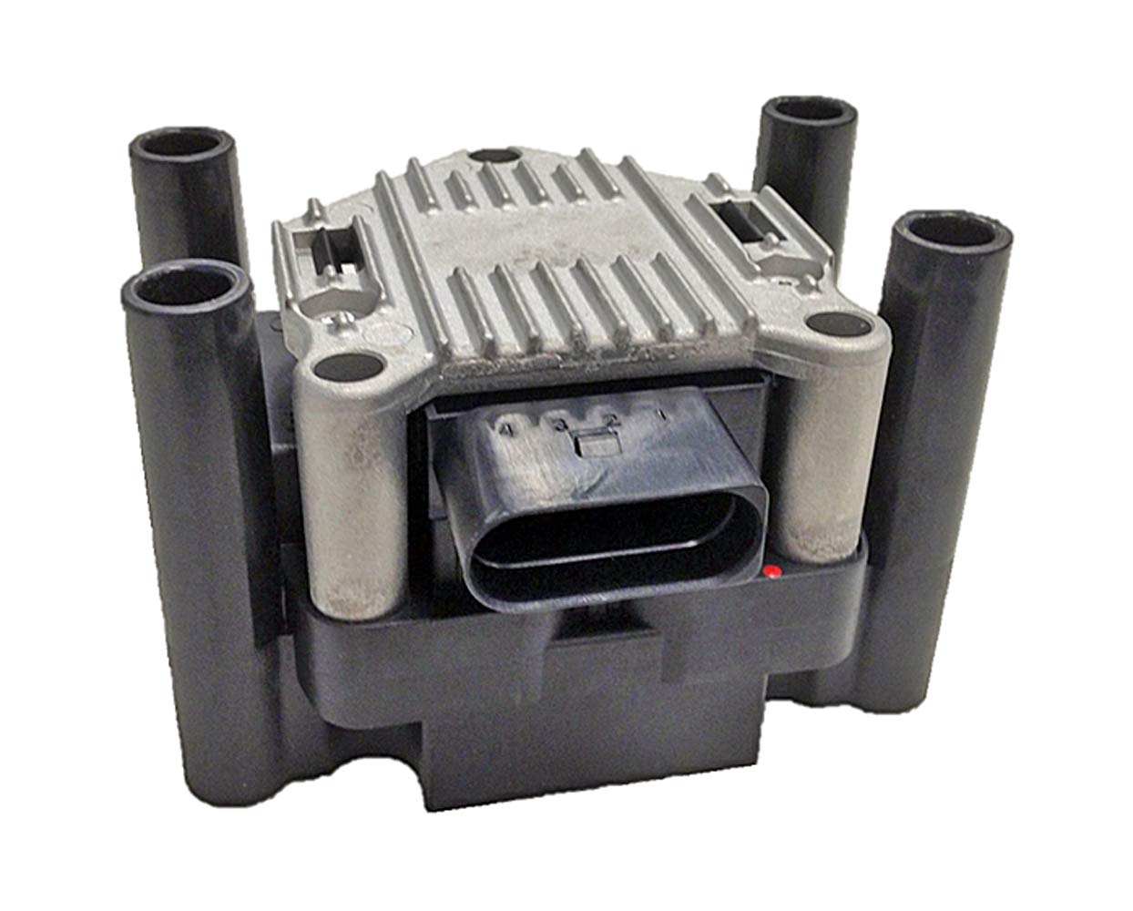 HELLA 5DA 358 000-171 Zündspule - 12V - 4-polig - Blockzündspule - geschraubt, Schwarz HELLA 5DA 358 000-171 Zündspule - 12V - 4-polig - Blockzündspule - geschraubt, Schwarz von Hella