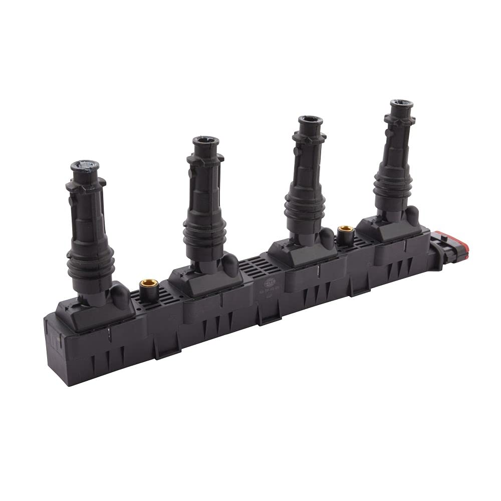 HELLA 5DA 358 000-201 Zündspule - 12V - 6-polig - inkl. Zündkerzenstecker - geschraubt HELLA 5DA 358 000-201 Zündspule - 12V - 6-polig - inkl. Zündkerzenstecker - geschraubt von Hella