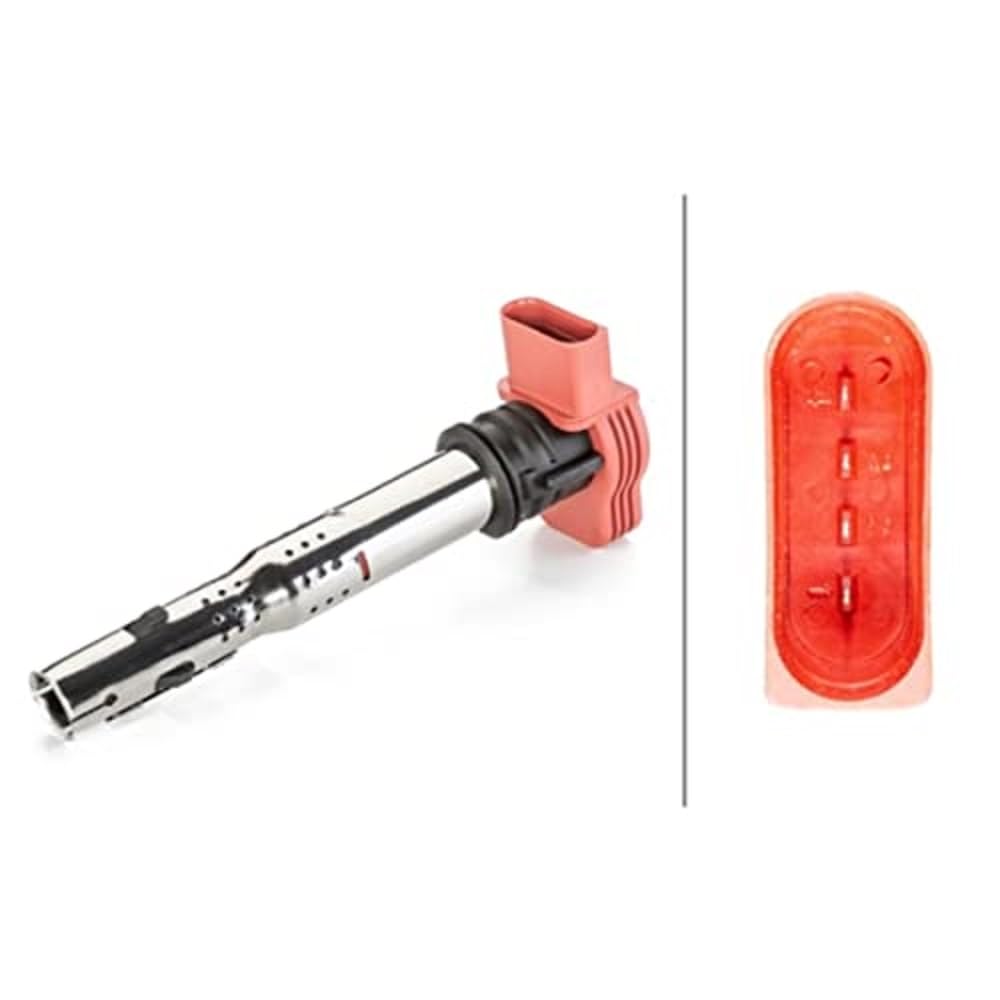 HELLA 5DA 358 000-631 Zündspule - 12V - 4-polig - Kerzenschachtzündspule/inkl. Zündkerzenstecker - gesteckt HELLA 5DA 358 000-631 Zündspule - 12V - 4-polig - Kerzenschachtzündspule/inkl. Zündkerzenstecker - gesteckt von Hella