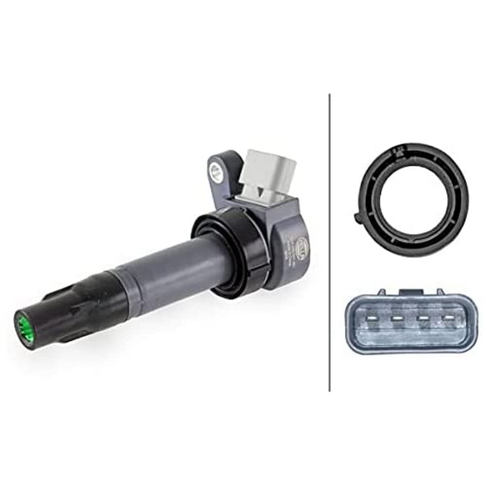 HELLA 5DA 358 057-361 Zündspule - 12V - 4-polig - Kerzenschachtzündspule - geschraubt HELLA 5DA 358 057-361 Zündspule - 12V - 4-polig - Kerzenschachtzündspule - geschraubt von Hella