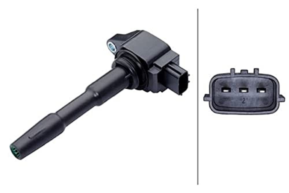 HELLA 5DA 358 168-021 Zündspule - 12V - 3-polig - Kerzenschachtzündspule - geschraubt HELLA 5DA 358 168-021 Zündspule - 12V - 3-polig - Kerzenschachtzündspule - geschraubt von Hella