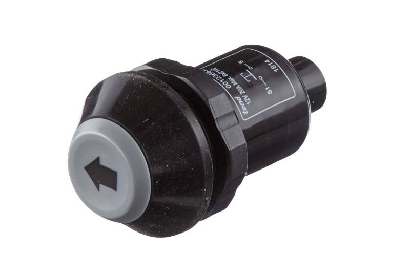HELLA 6EF 004 406-141 Schalter, Heben/Senken (Anbauteile) - 12V - tastend - Bohrung-Ø: 30mm, Schwarz von Hella