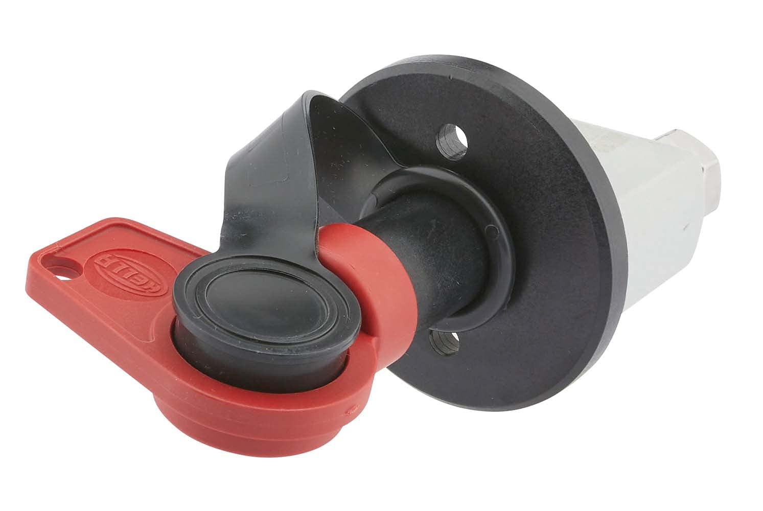 HELLA Batterietrennschalter - Drehbetätigung - 24V - Anschlussanzahl: 2 - geschraubt - rund - 6EK 002 843-141, rot HELLA Batterietrennschalter - Drehbetätigung - 24V - Anschlussanzahl: 2 - geschraubt - rund - 6EK 002 843-141, rot von Hella