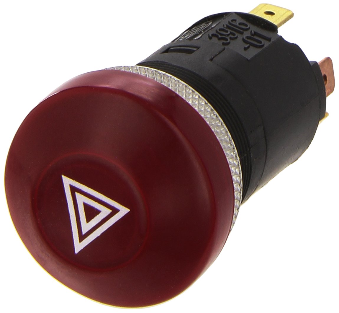 HELLA 6HF 003 916-011 Warnblinkschalter - Traktor - Druckbetätigung - 12V - Einbau - Halogen - Schalterbeleuchtung: rot - mit Glühlampe HELLA 6HF 003 916-011 Warnblinkschalter - Traktor - Druckbetätigung - 12V - Einbau - Halogen - Schalterbeleuchtung: rot - mit Glühlampe von Hella