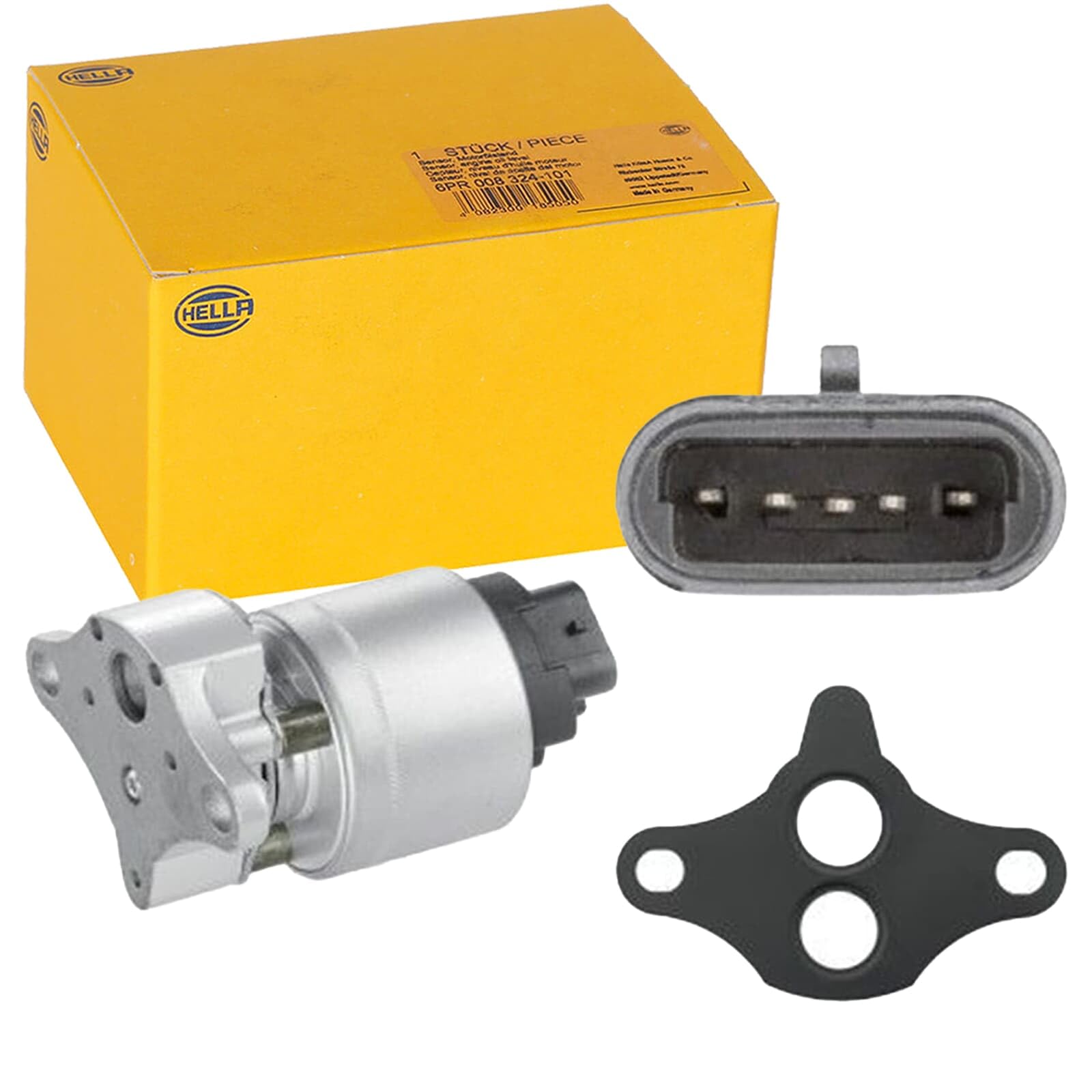 HELLA 6NU 010 171-341 AGR-Ventil - elektronisch - 5-polig - mit Dichtung HELLA 6NU 010 171-341 AGR-Ventil - elektronisch - 5-polig - mit Dichtung von Hella