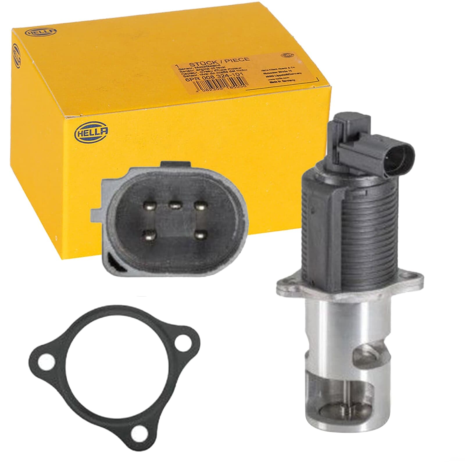 HELLA 6NU 010 171-521 AGR-Ventil - elektrisch - 5-polig - mit Dichtung HELLA 6NU 010 171-521 AGR-Ventil - elektrisch - 5-polig - mit Dichtung von Hella