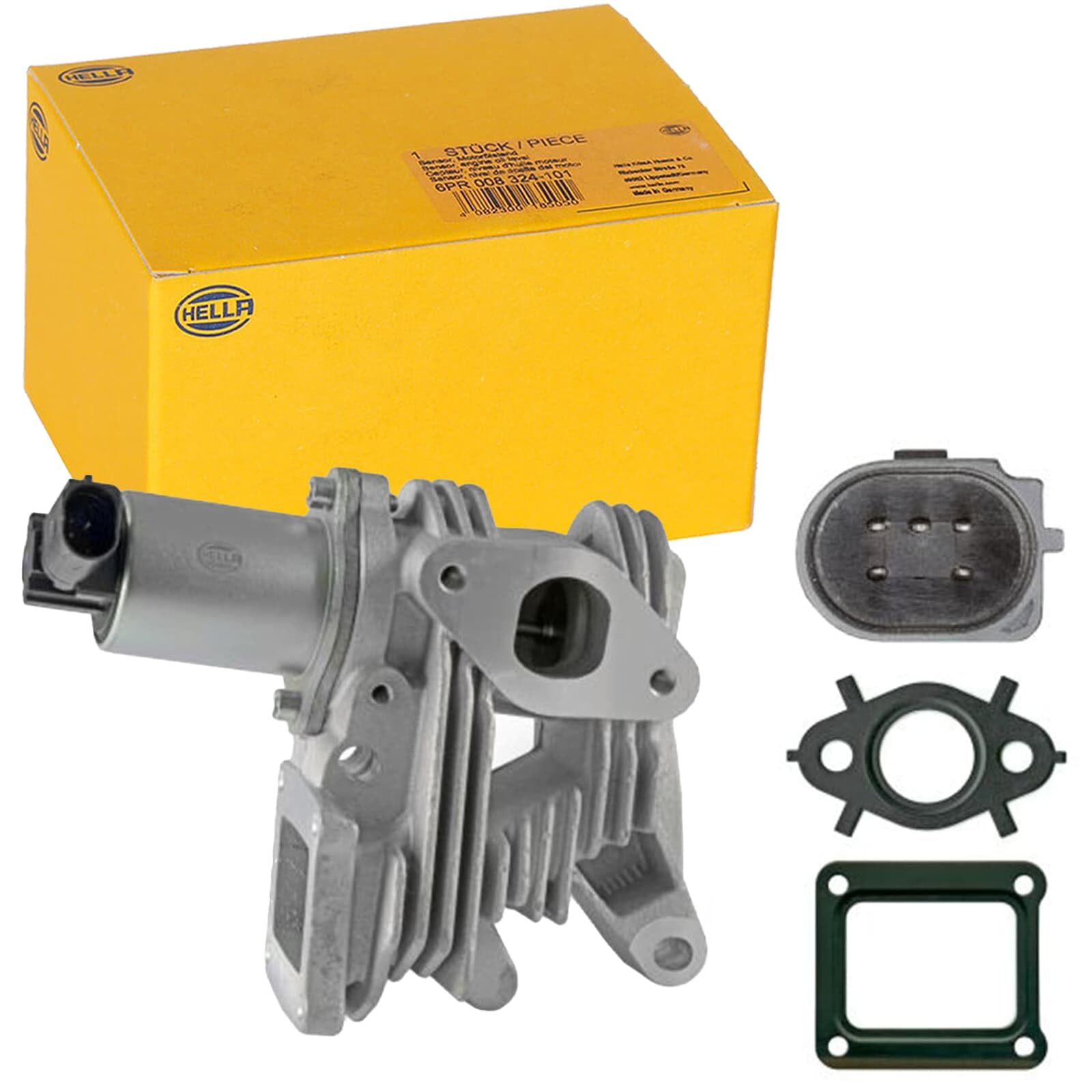 HELLA 6NU 010 171-851 AGR-Ventil - elektrisch - 5-polig - mit Dichtung HELLA 6NU 010 171-851 AGR-Ventil - elektrisch - 5-polig - mit Dichtung von Hella