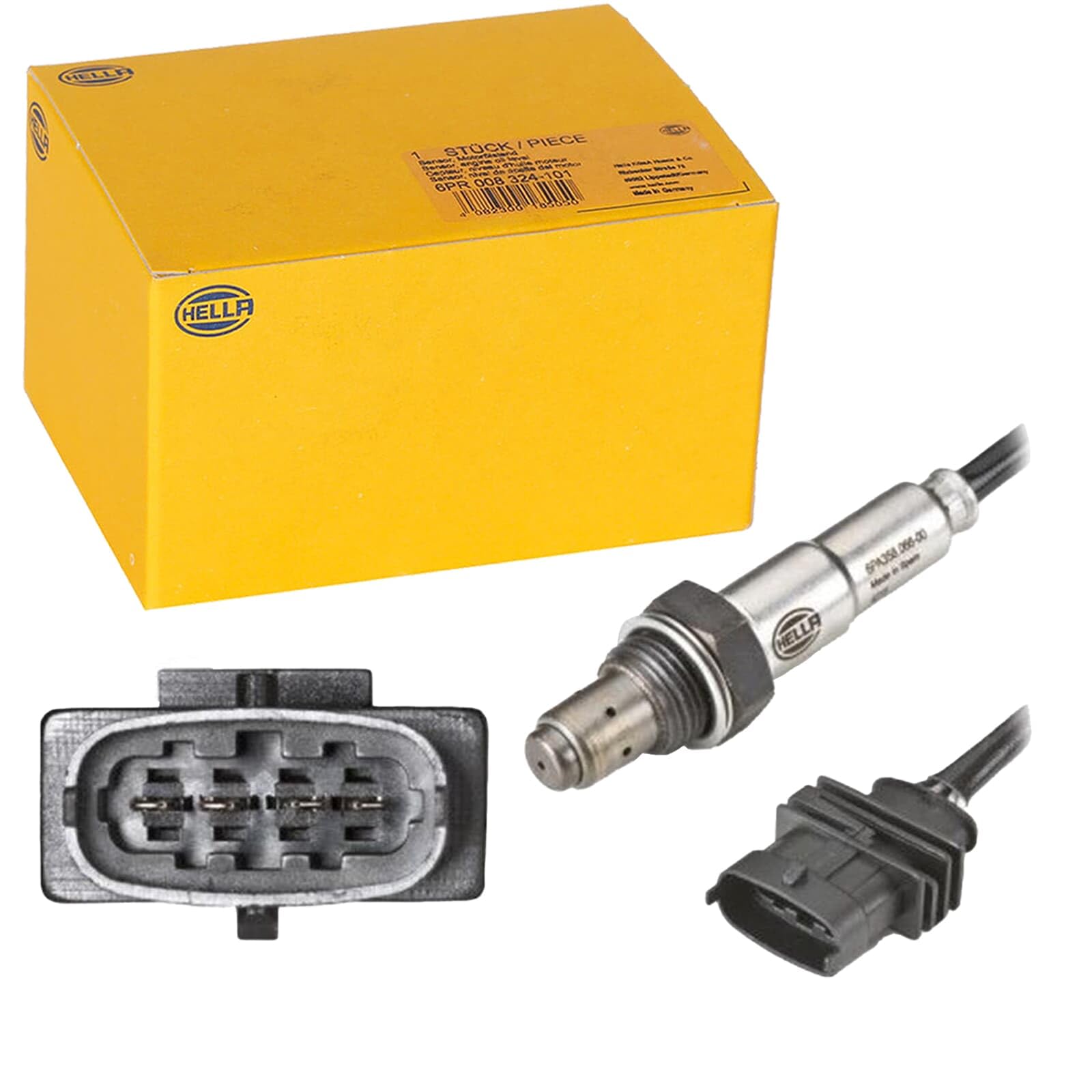 HELLA 6PA 358 066-001 Lambdasonde - 4-polig - vor Katalysator - Kabel: 630mm HELLA 6PA 358 066-001 Lambdasonde - 4-polig - vor Katalysator - Kabel: 630mm von Hella