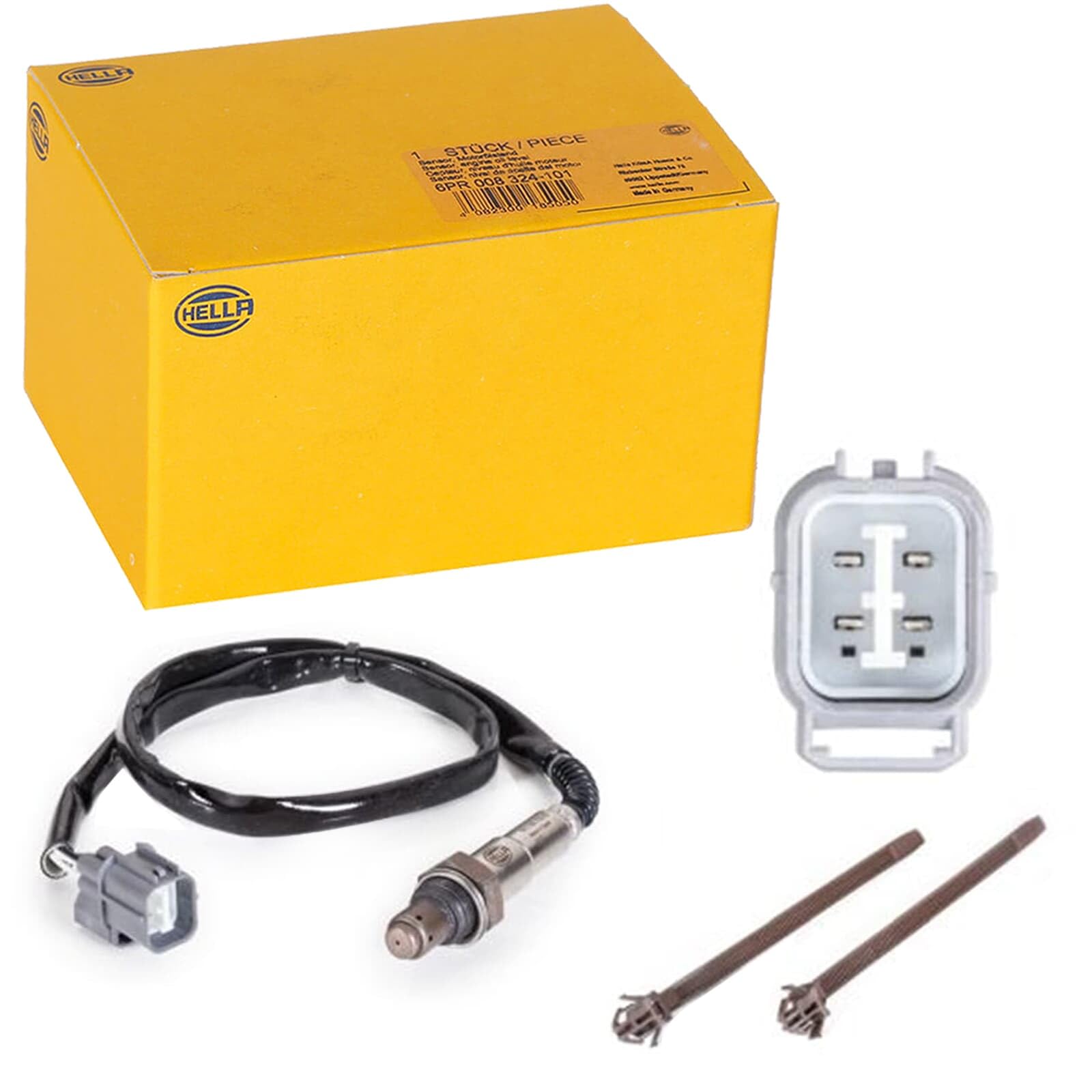 HELLA 6PA 358 103-021 Lambdasonde - 4-polig - Kabel: 610mm HELLA 6PA 358 103-021 Lambdasonde - 4-polig - Kabel: 610mm von Hella