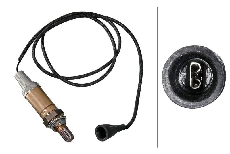 HELLA 6PA 358 221-281 Lambdasonde - 1-polig - Kabel: 830mm von Hella