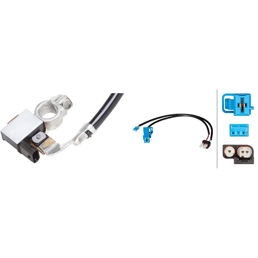 HELLA 6PK 010 562-901 Sensor, Batteriemanagement - 12V - geschraubt - Kabel: 330mm & 8KA 009 429-911 Batterieadapter HELLA 6PK 010 562-901 Sensor, Batteriemanagement - 12V - geschraubt - Kabel: 330mm & 8KA 009 429-911 Batterieadapter von Hella