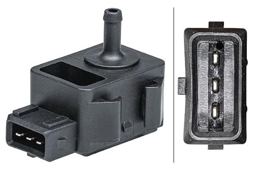 HELLA 6PP 009 403-281 Sensor, Saugrohrdruck - 3-polig - geschraubt - ohne Dichtung von Hella