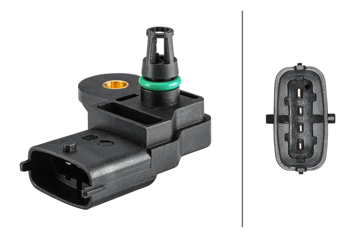 HELLA 6PP 358 152-191 Sensor, Saugrohrdruck - 4-polig - geschraubt HELLA 6PP 358 152-191 Sensor, Saugrohrdruck - 4-polig - geschraubt von Hella