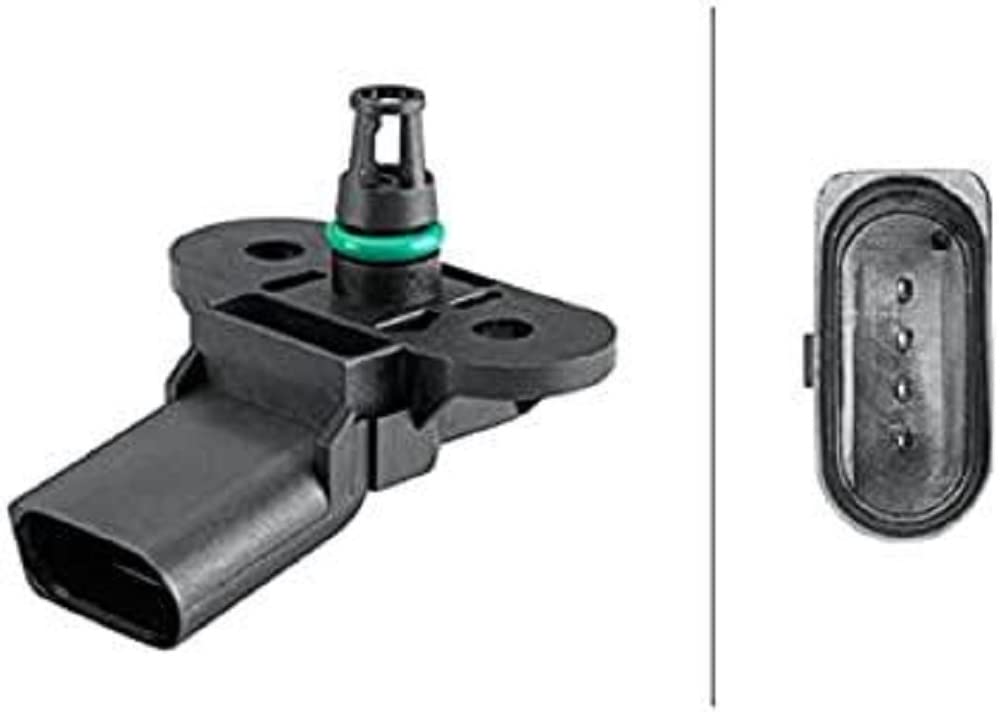 HELLA 6PP 358 152-221 Sensor, Ladedruck - 4-polig - geschraubt HELLA 6PP 358 152-221 Sensor, Ladedruck - 4-polig - geschraubt von Hella