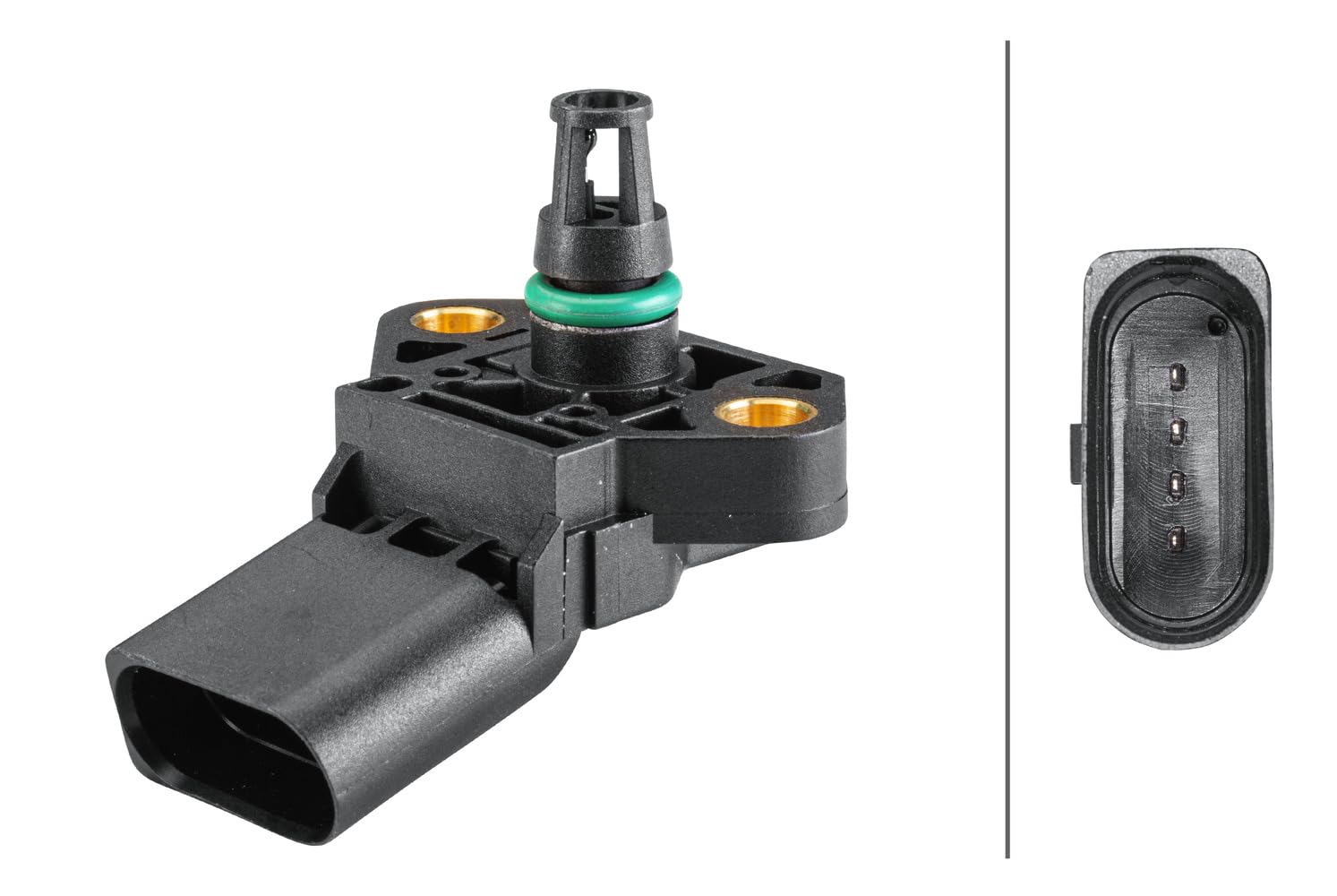 HELLA 6PP 358 152-251 Sensor, Ladedruck - 4-polig - geschraubt HELLA 6PP 358 152-251 Sensor, Ladedruck - 4-polig - geschraubt von Hella