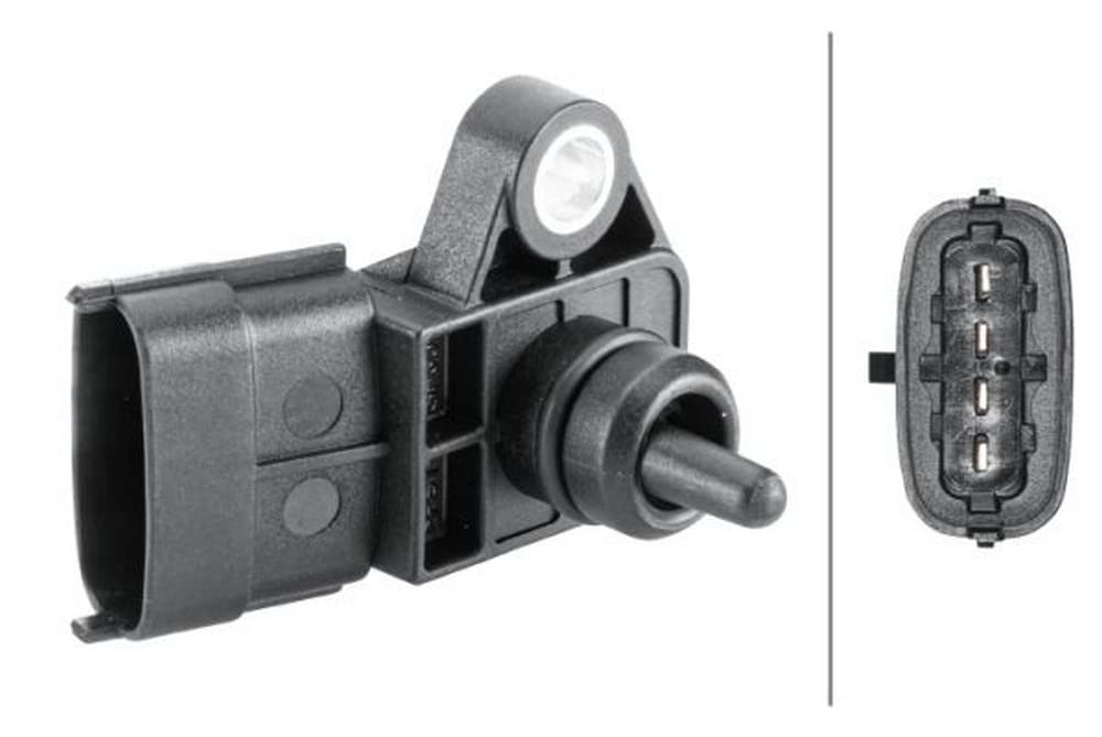 HELLA 6PP 358 152-311 Sensor, Ladedruck - 4-polig - geschraubt HELLA 6PP 358 152-311 Sensor, Ladedruck - 4-polig - geschraubt von Hella