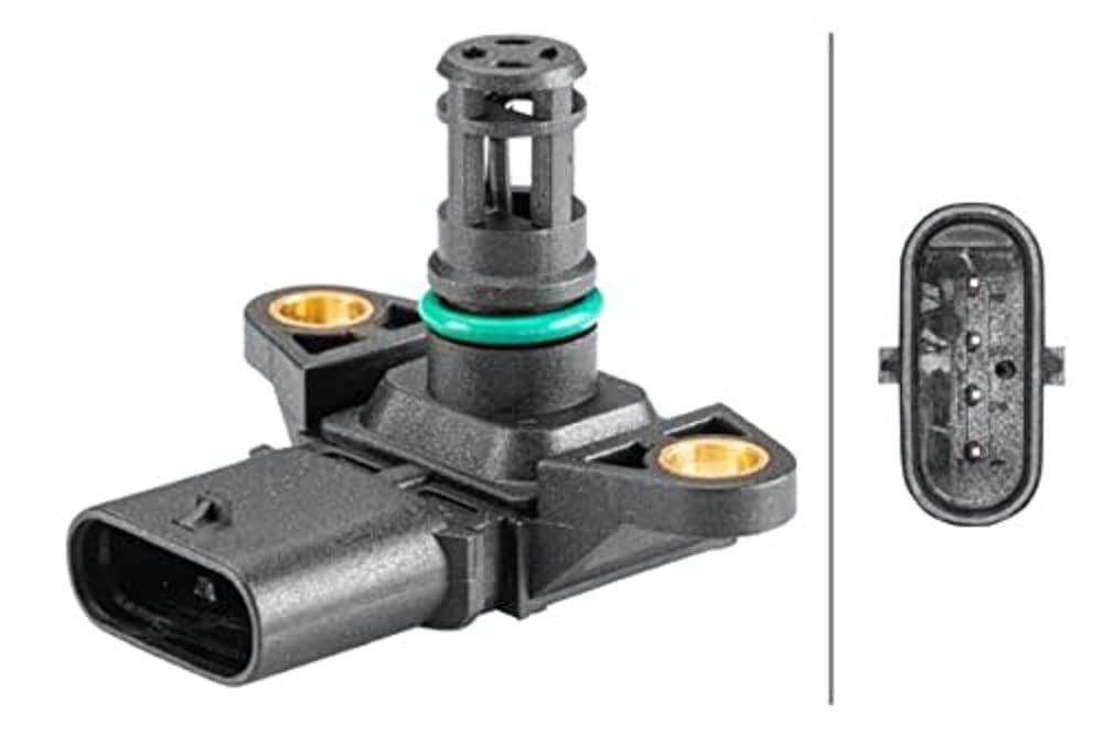 HELLA 6PP 358 152-381 Sensor, Ladedruck - 4-polig - geschraubt HELLA 6PP 358 152-381 Sensor, Ladedruck - 4-polig - geschraubt von Hella