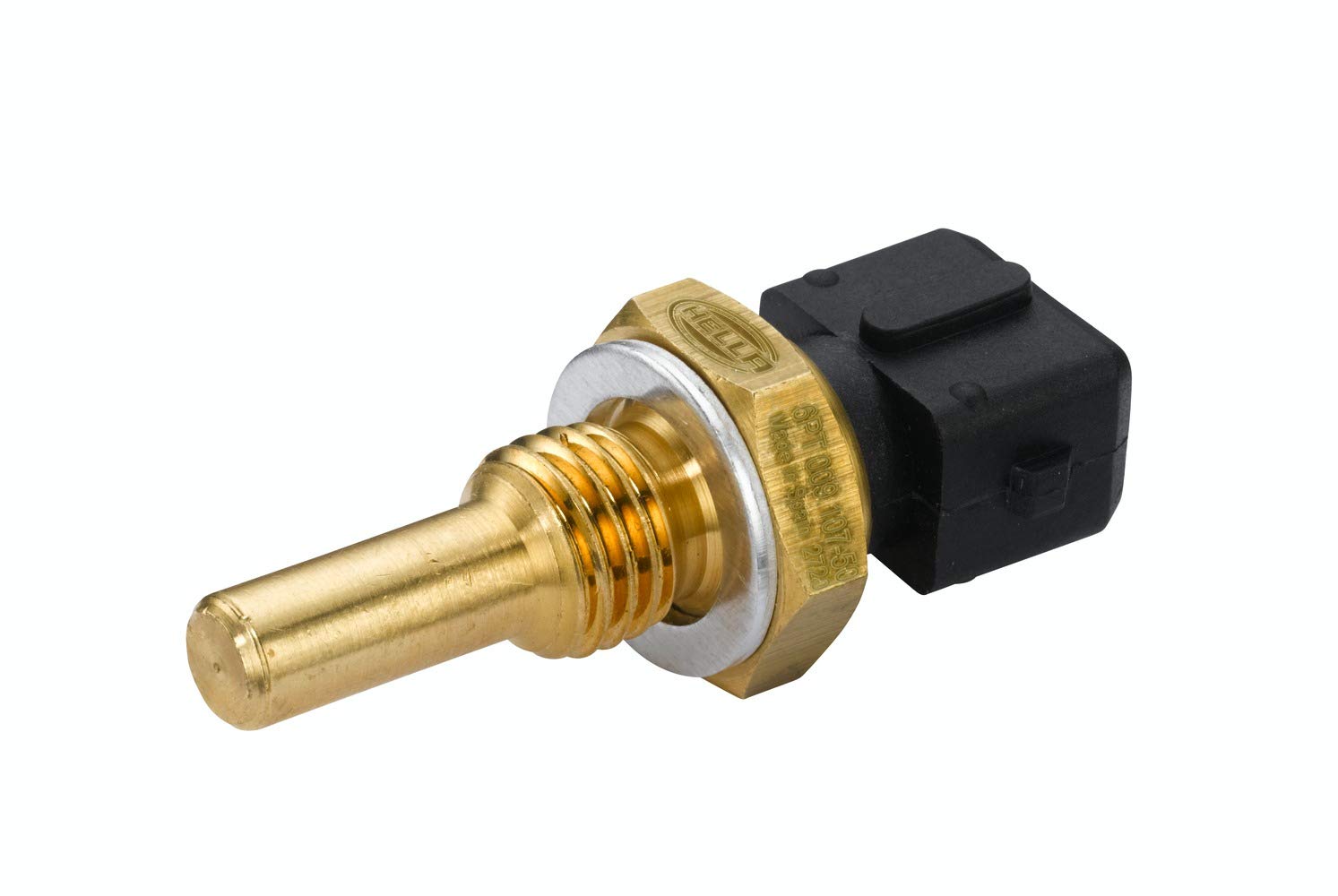 HELLA 6PT 009 107-501 Sensor, Kühlmitteltemperatur - 12V - geschraubt - mit Dichtung von Hella