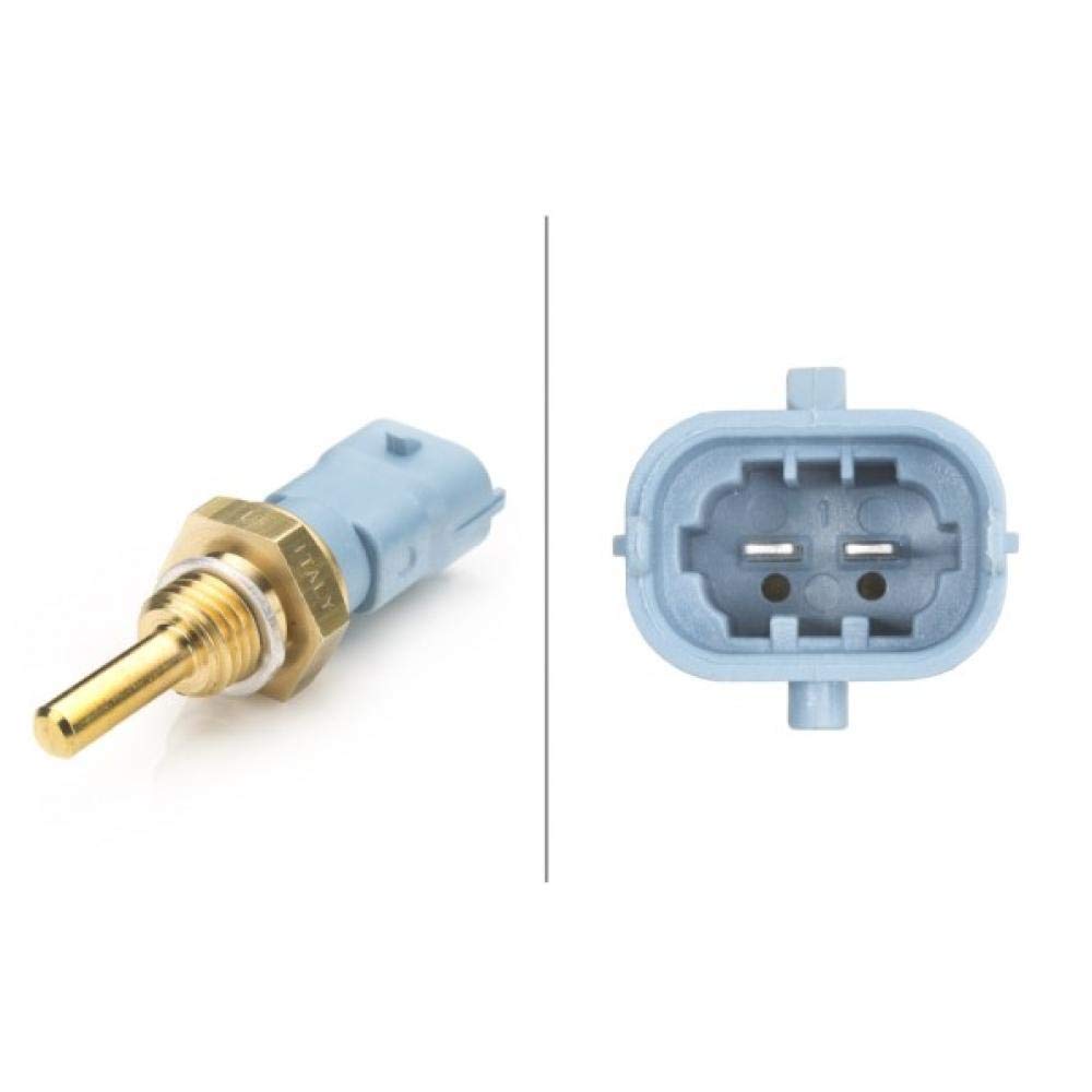 HELLA 6PT 009 107-611 Sensor, Öltemperatur - geschraubt - mit Dichtung von Hella