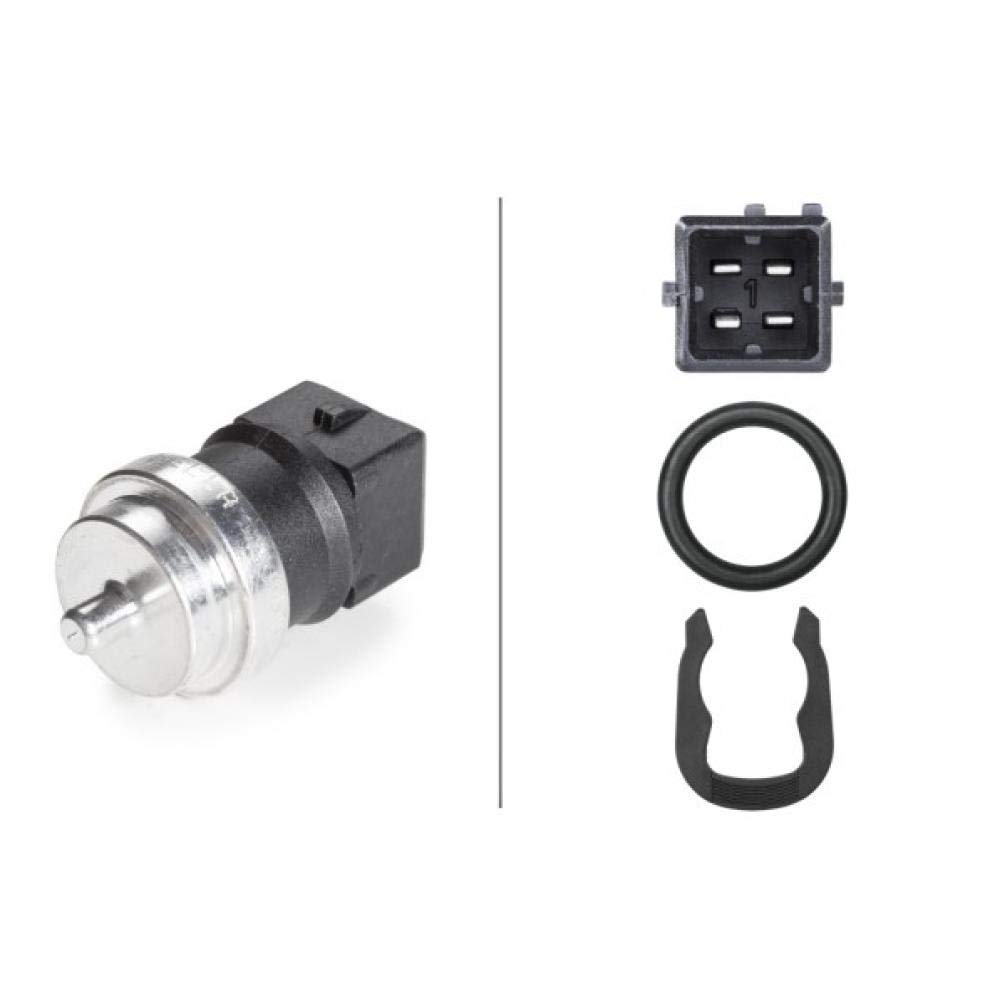 HELLA 6PT 009 309-551 Sensor, Kühlmitteltemperatur - 4-polig - geklemmt - mit Anbaumaterial HELLA 6PT 009 309-551 Sensor, Kühlmitteltemperatur - 4-polig - geklemmt - mit Anbaumaterial von Hella