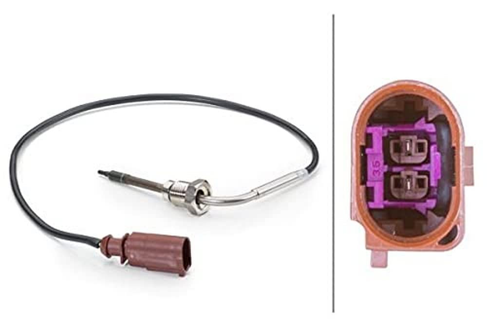 HELLA 6PT 014 494-231 Sensor, Abgastemperatur - 2-polig - geschraubt - Kabel: 450mm HELLA 6PT 014 494-231 Sensor, Abgastemperatur - 2-polig - geschraubt - Kabel: 450mm von Hella
