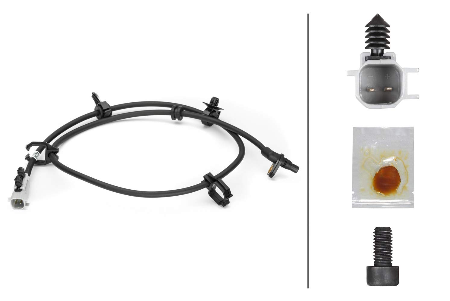 HELLA 6PT 014 494-521 Sensor, Abgastemperatur - 2-polig - geschraubt - Kabel: 300mm HELLA 6PT 014 494-521 Sensor, Abgastemperatur - 2-polig - geschraubt - Kabel: 300mm von Hella