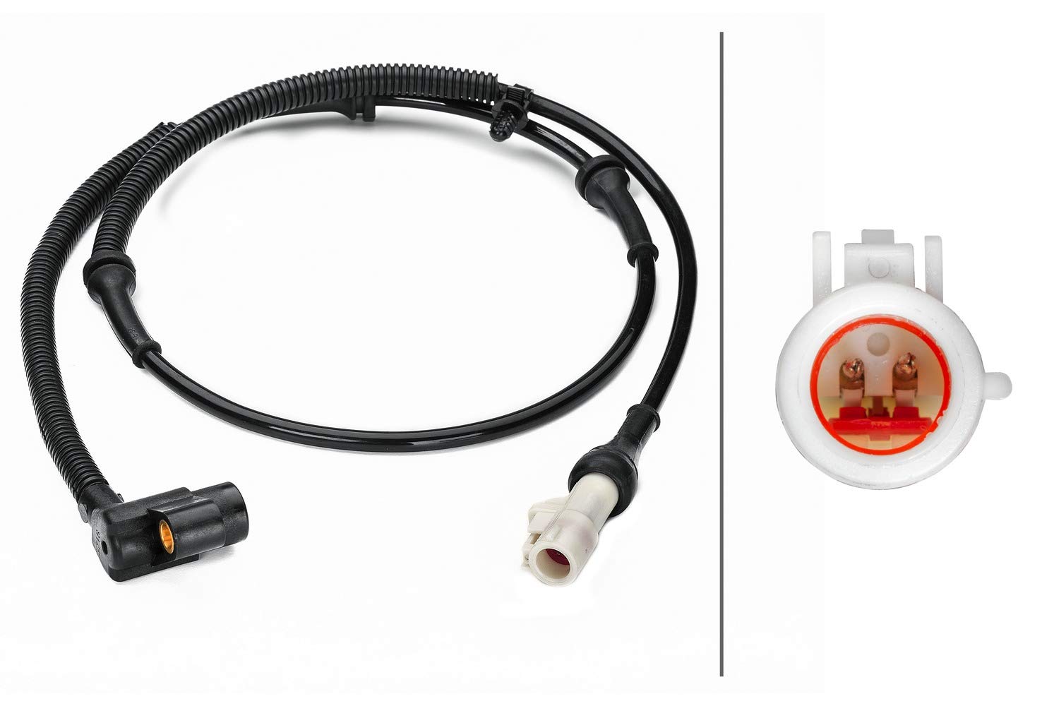 HELLA 6PT 014 494-871 Sensor, Abgastemperatur - 2-polig - geschraubt - Kabel: 730mm von Hella