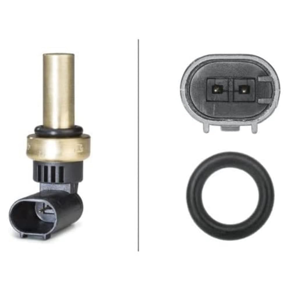 HELLA 6PT 358 058-181 Sensor, Kühlmitteltemperatur - 2-polig - geklemmt - mit Dichtung HELLA 6PT 358 058-181 Sensor, Kühlmitteltemperatur - 2-polig - geklemmt - mit Dichtung von Hella