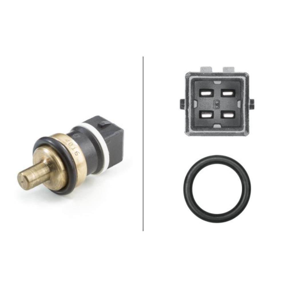 HELLA 6PT 358 058-201 Sensor, Kühlmitteltemperatur - 4-polig - eingepresst - mit Dichtung HELLA 6PT 358 058-201 Sensor, Kühlmitteltemperatur - 4-polig - eingepresst - mit Dichtung von Hella