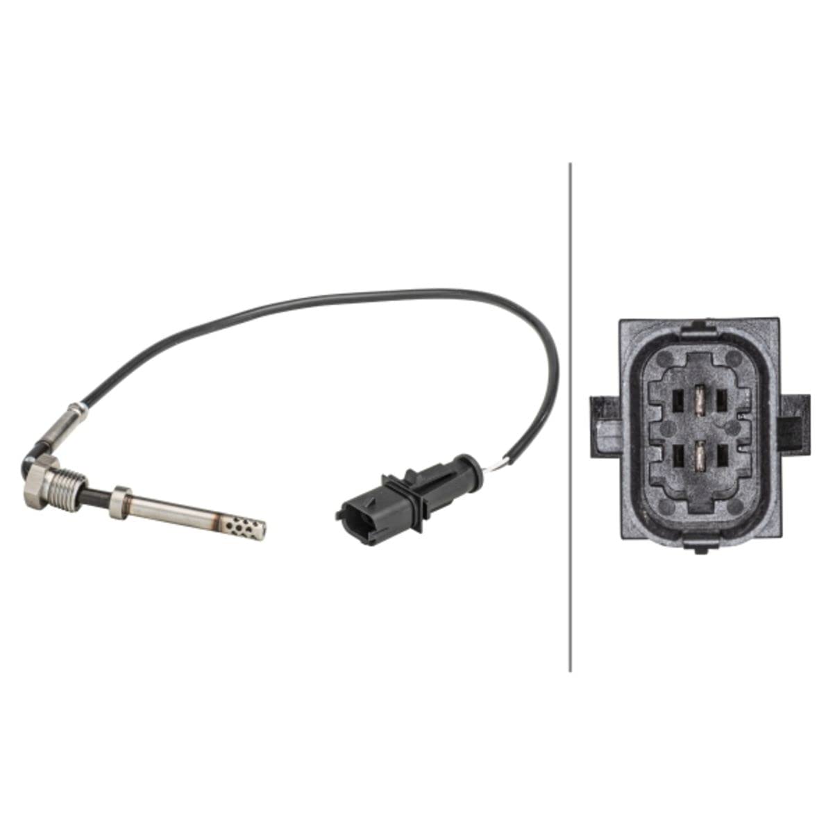 HELLA 6PT 358 181-201 Sensor, Abgastemperatur - 2-polig - geschraubt - Kabel: 345mm HELLA 6PT 358 181-201 Sensor, Abgastemperatur - 2-polig - geschraubt - Kabel: 345mm von Hella
