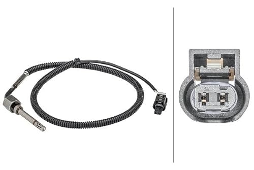 HELLA 6PT 358 181-411 Sensor, Abgastemperatur - 2-polig - geschraubt - Kabel: 640mm HELLA 6PT 358 181-411 Sensor, Abgastemperatur - 2-polig - geschraubt - Kabel: 640mm von Hella