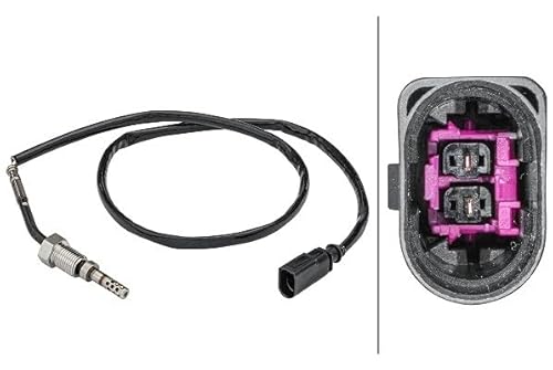 HELLA 6PT 358 181-431 Sensor, Abgastemperatur - 2-polig - geschraubt - Kabel: 740mm HELLA 6PT 358 181-431 Sensor, Abgastemperatur - 2-polig - geschraubt - Kabel: 740mm von Hella