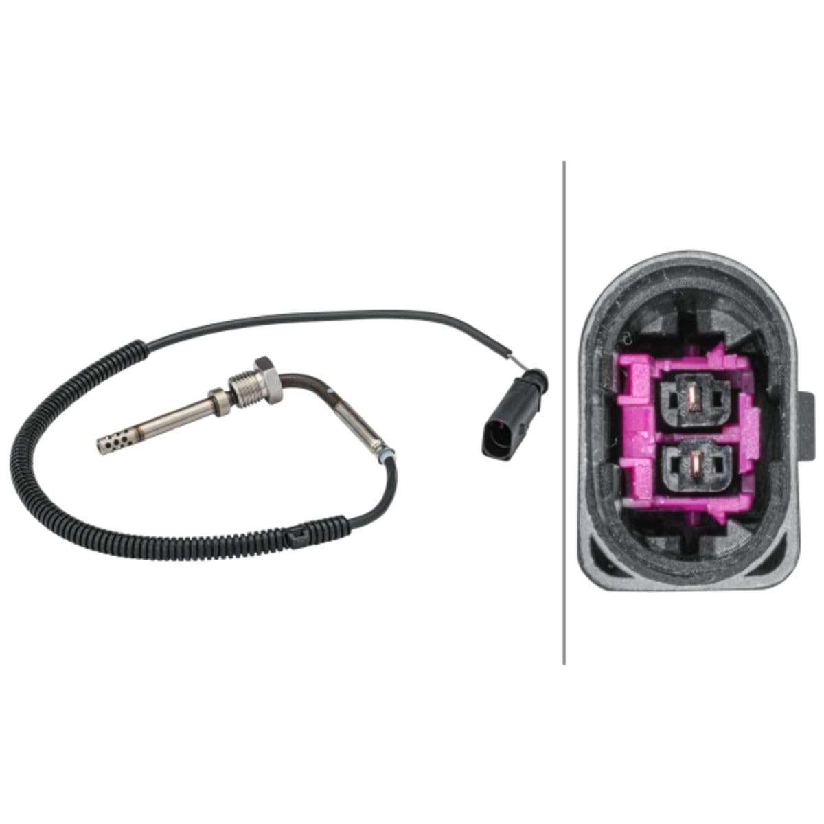HELLA 6PT 358 181-501 Sensor, Abgastemperatur - 2-polig - geschraubt - Kabel: 490mm HELLA 6PT 358 181-501 Sensor, Abgastemperatur - 2-polig - geschraubt - Kabel: 490mm von Hella