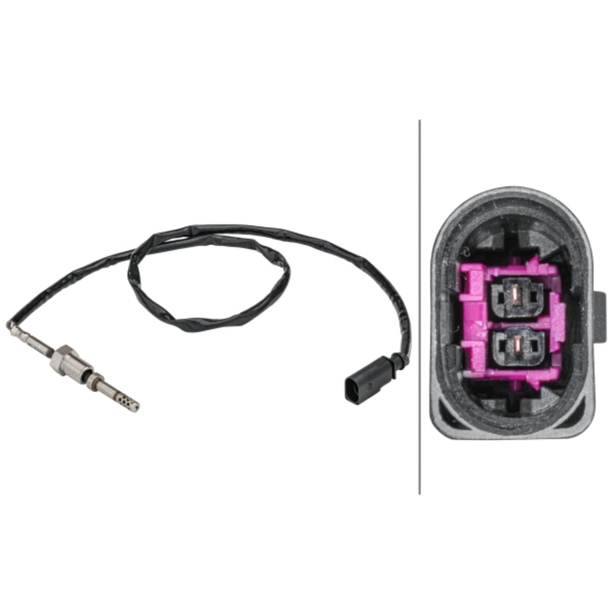HELLA 6PT 358 181-561 Sensor, Abgastemperatur - 2-polig - geschraubt - Kabel: 790mm HELLA 6PT 358 181-561 Sensor, Abgastemperatur - 2-polig - geschraubt - Kabel: 790mm von Hella