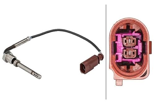 HELLA 6PT 358 181-631 Sensor, Abgastemperatur - 2-polig - geschraubt - Kabel: 180mm HELLA 6PT 358 181-631 Sensor, Abgastemperatur - 2-polig - geschraubt - Kabel: 180mm von Hella