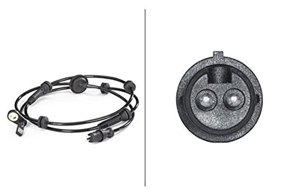 HELLA 6PU 009 106-781 Sensor, Raddrehzahl - 12V - Vorderachse rechts - Kabel: 1265mm von Hella