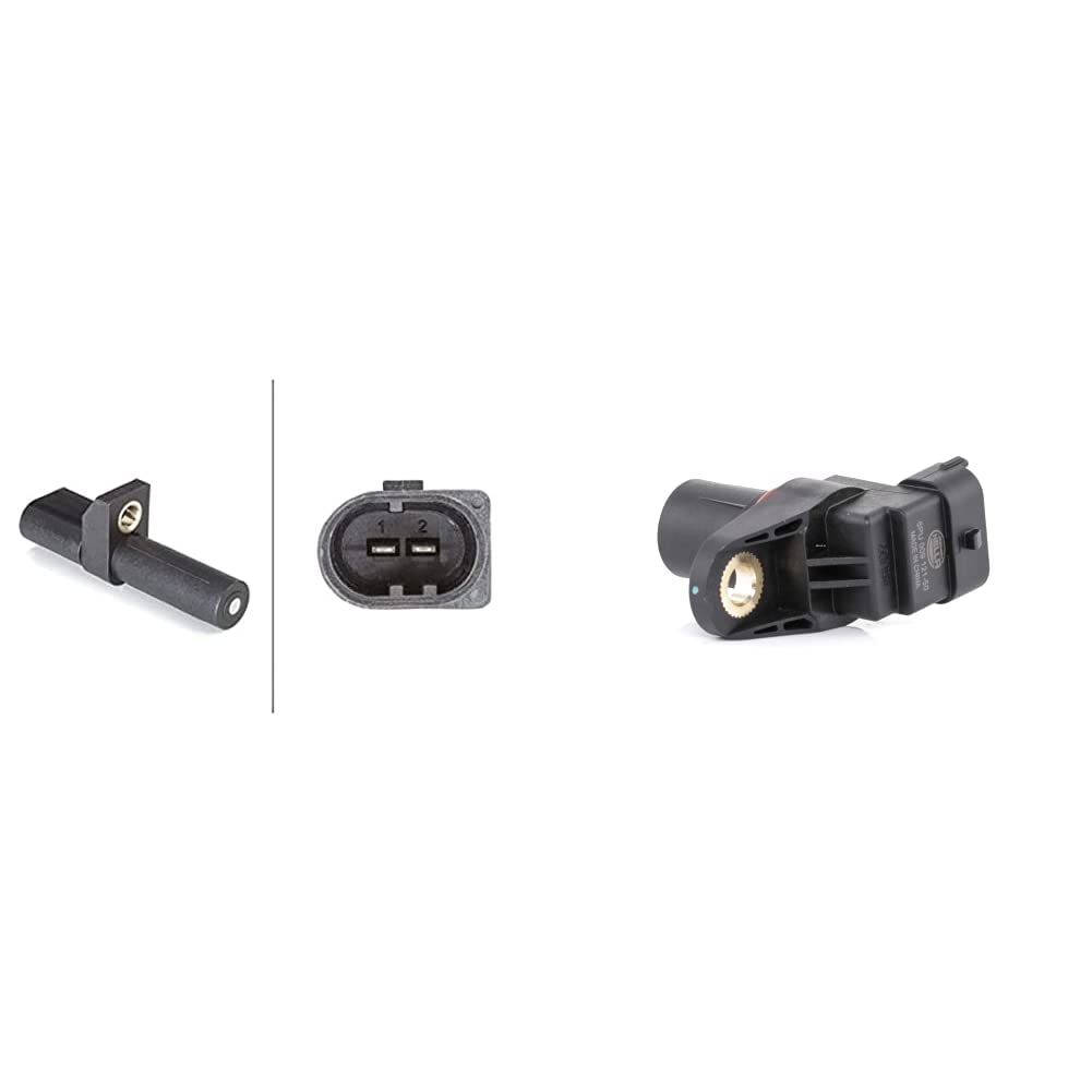 HELLA 6PU 009 121-501 Sensor, Nockenwellenposition - 12V - mit Dichtung - ohne Kabel & 6PU 009 110-851 Impulsgeber, Kurbelwelle - 2-polig - geschraubt HELLA 6PU 009 121-501 Sensor, Nockenwellenposition - 12V - mit Dichtung - ohne Kabel & 6PU 009 110-851 Impulsgeber, Kurbelwelle - 2-polig - geschraubt von Hella