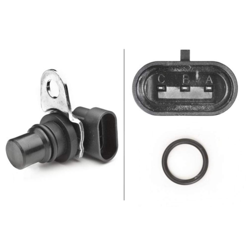 HELLA 6PU 009 121-841 Sensor, Nockenwellenposition - 12V - 3-polig - mit Dichtung HELLA 6PU 009 121-841 Sensor, Nockenwellenposition - 12V - 3-polig - mit Dichtung von Hella