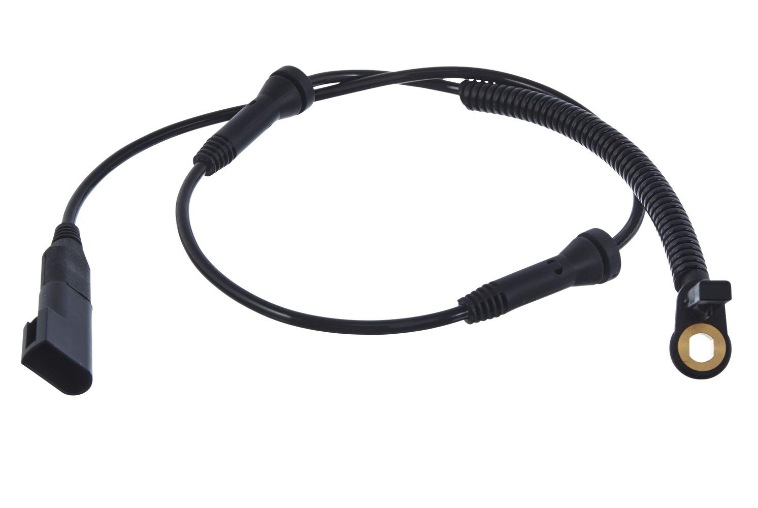 HELLA 6PU 010 039-541 Sensor, Raddrehzahl - 12V - Vorderachse beidseitig - Kabel: 730mm - Steckergehäuseform: oval von Hella