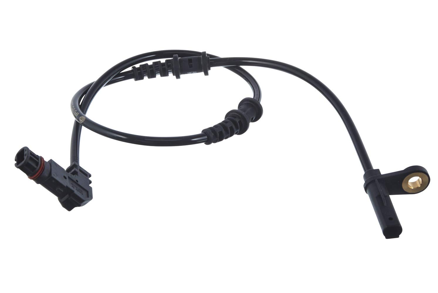 HELLA 6PU 012 039-711 Sensor, Raddrehzahl - 12V - Vorderachse beidseitig - Kabel: 565mm von Hella