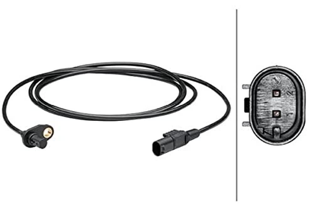 HELLA 6PU 012 679-421 Sensor, Raddrehzahl - 2-polig - Hinterachse - Kabel: 1850mm HELLA 6PU 012 679-421 Sensor, Raddrehzahl - 2-polig - Hinterachse - Kabel: 1850mm von Hella
