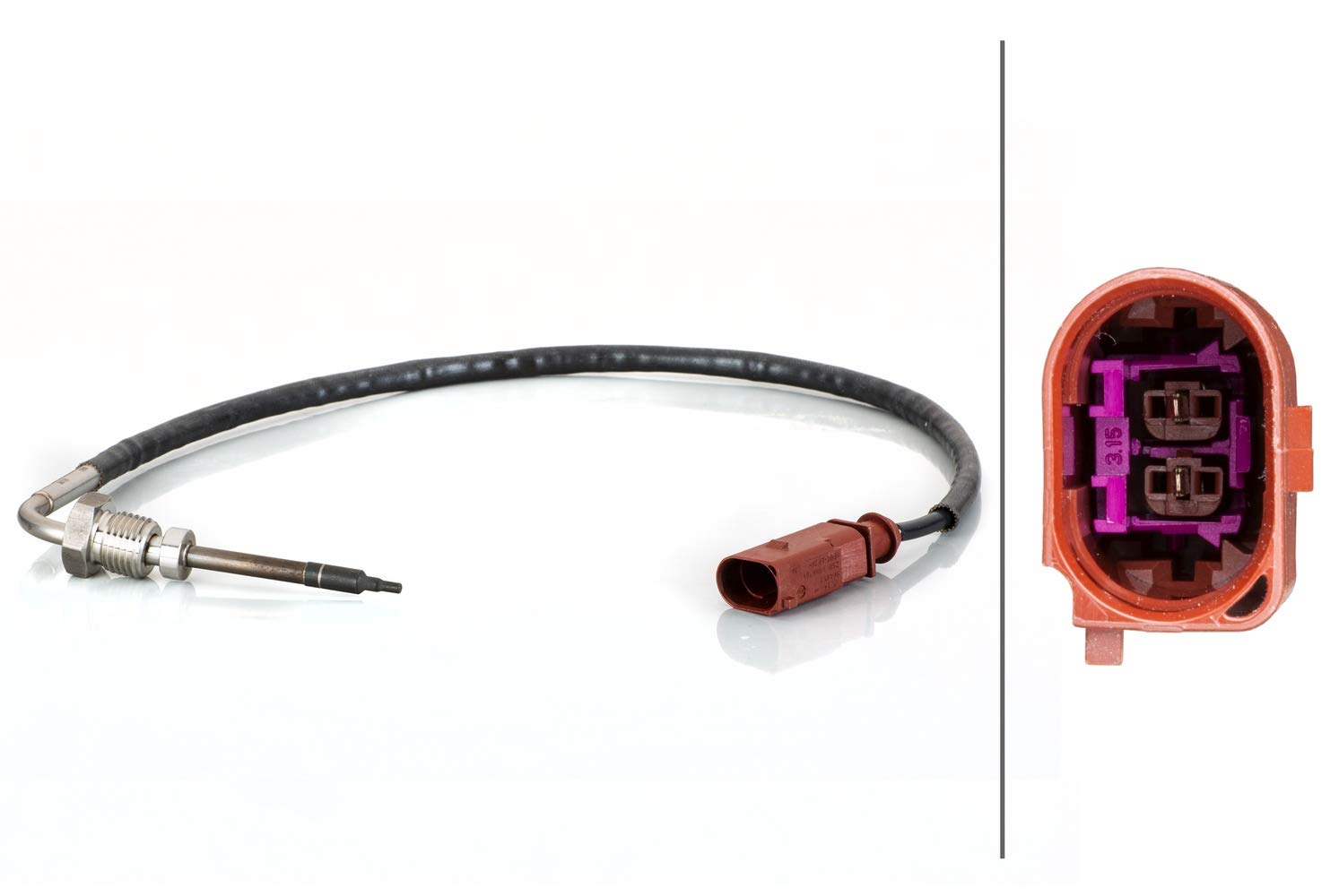 HELLA 6PU 012 806-841 Sensor, Raddrehzahl - 2-polig - Vorderachse - Kabel: 970mm HELLA 6PU 012 806-841 Sensor, Raddrehzahl - 2-polig - Vorderachse - Kabel: 970mm von Hella