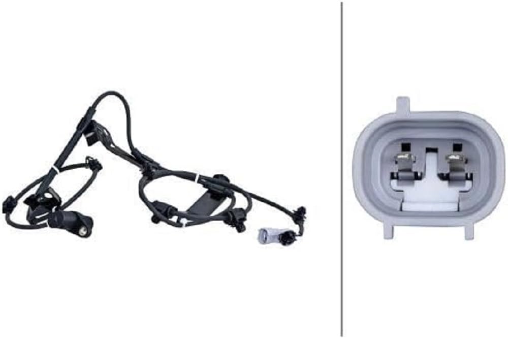 HELLA 6PU 230 048-801 Sensor, Raddrehzahl - 2-polig - Kabel: 1795mm - mit Befestigungsclips am Kabel HELLA 6PU 230 048-801 Sensor, Raddrehzahl - 2-polig - Kabel: 1795mm - mit Befestigungsclips am Kabel von Hella