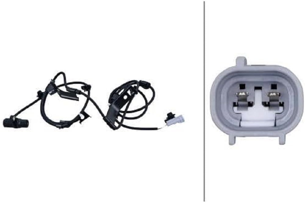 HELLA 6PU 230 048-811 Sensor, Raddrehzahl - 2-polig - Kabel: 1855mm - mit Befestigungsclips am Kabel HELLA 6PU 230 048-811 Sensor, Raddrehzahl - 2-polig - Kabel: 1855mm - mit Befestigungsclips am Kabel von Hella