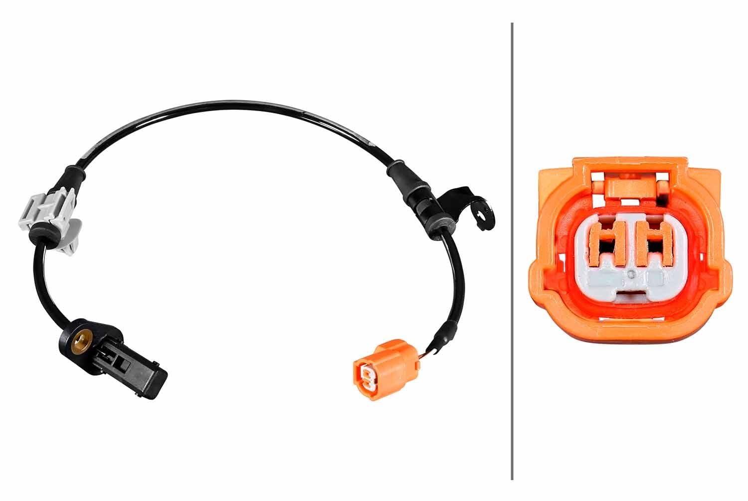 HELLA 6PU 358 217-501 Sensor, Raddrehzahl - 2-polig - Kabel: 468mm - mit Klammer HELLA 6PU 358 217-501 Sensor, Raddrehzahl - 2-polig - Kabel: 468mm - mit Klammer von Hella