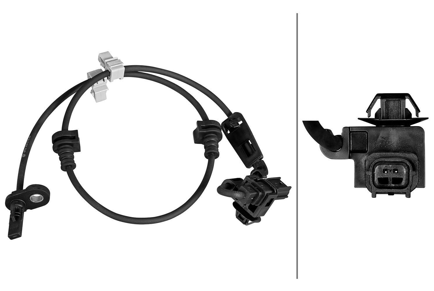 HELLA 6PU 358 218-661 Sensor, Raddrehzahl - 2-polig - Kabel: 705mm - mit Klammer HELLA 6PU 358 218-661 Sensor, Raddrehzahl - 2-polig - Kabel: 705mm - mit Klammer von Hella