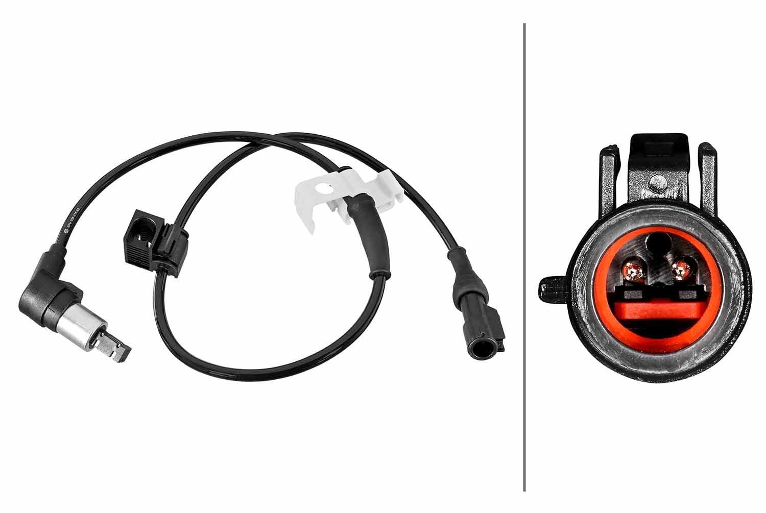 HELLA 6PU 358 218-691 Sensor, Raddrehzahl - 2-polig - Kabel: 785mm - mit Klammer HELLA 6PU 358 218-691 Sensor, Raddrehzahl - 2-polig - Kabel: 785mm - mit Klammer von Hella