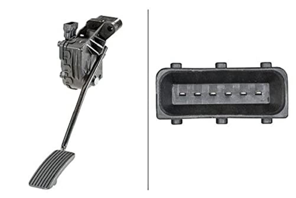 HELLA 6PV 010 946-131 Sensor, Fahrpedalstellung - für Rechtslenker - Schaltgetriebe - Kennbuchstabe: BW von Hella